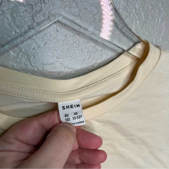 Shein Brown/Cream Quilted Dress W/Sweater Overlay - Picture 4 of 6